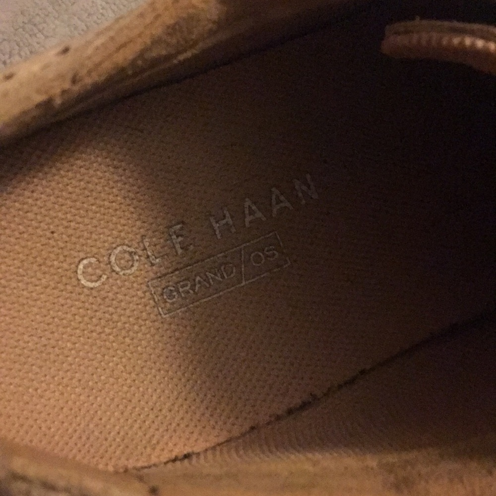 Cole Haan Mens suede oxford wing tip 8.5 - Picture 7 of 8